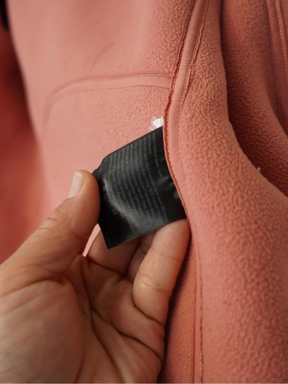 Lululemon Textured Fleece Full-Zip Jacket Pink Women Size 6